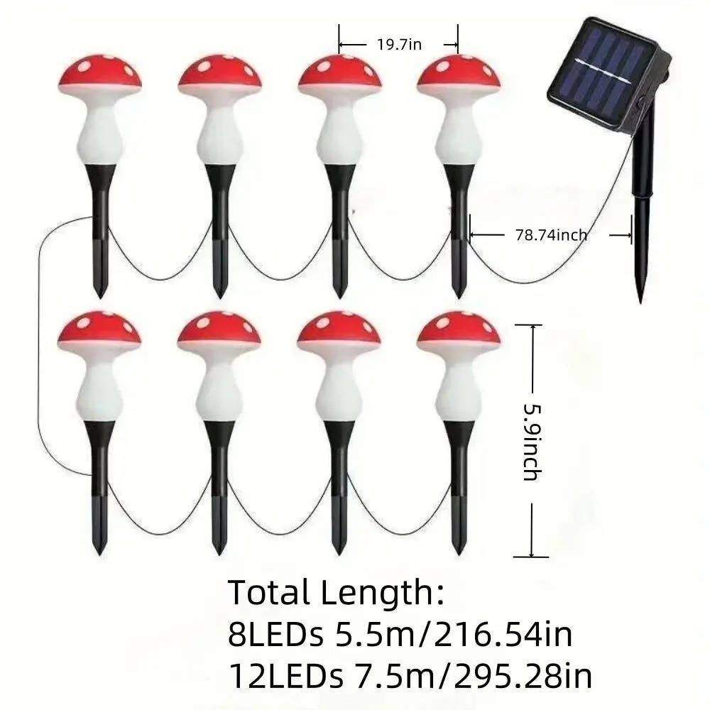 Vale Solar Lights - styled view