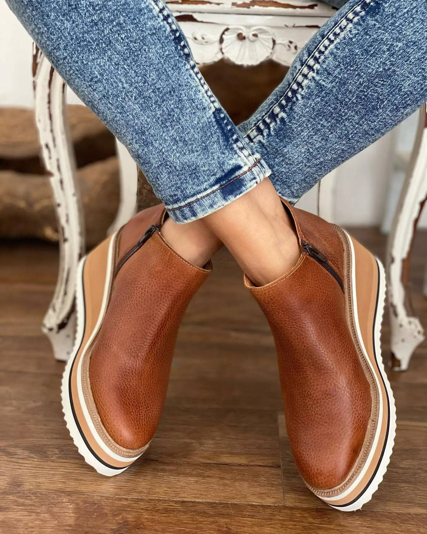 Anouk Women's Ankle Boots - close-up detail