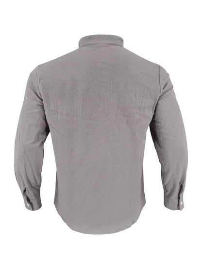 Xavier Men's Linen Shirt - flat lay