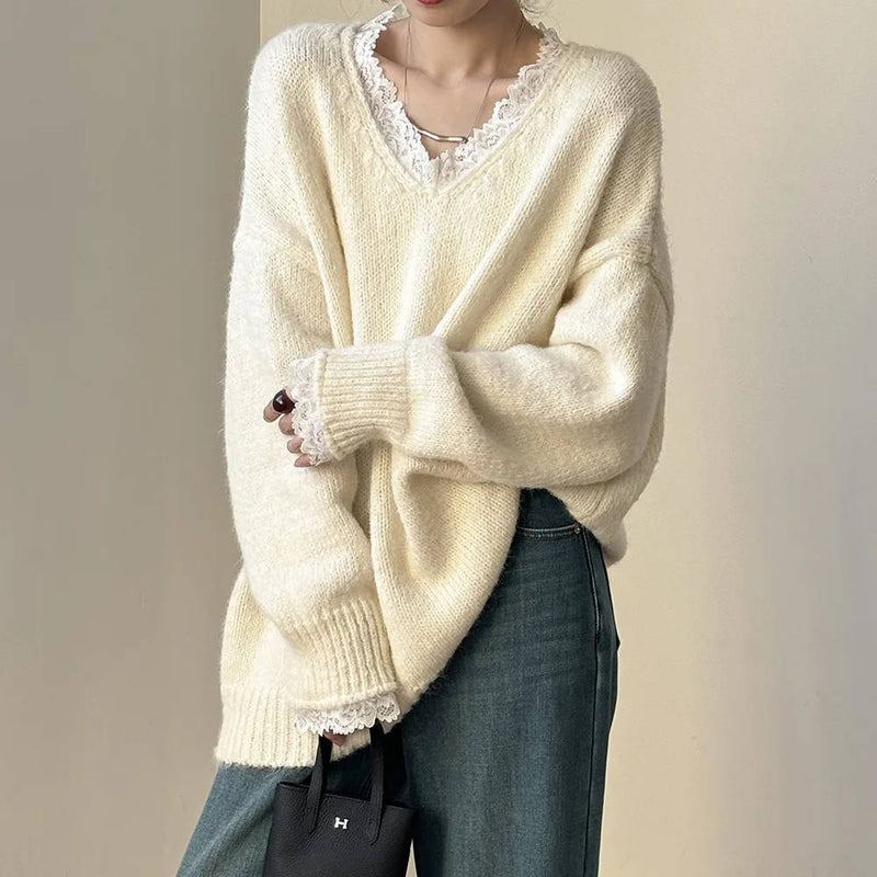 Winona Women's Sweater - flat lay
