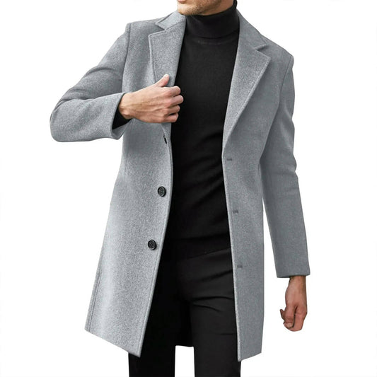 Ezra Men's Coat - front view