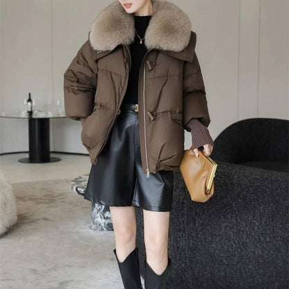 Bijou Women's Puffer Jacket - back view