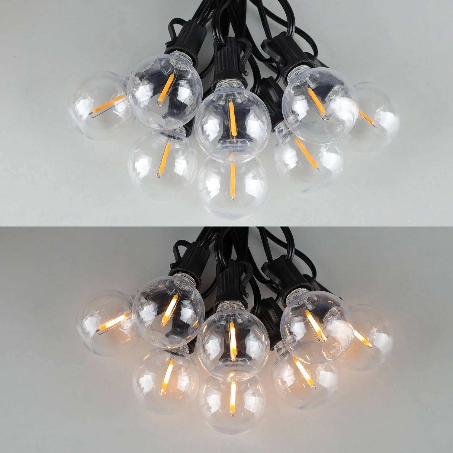 Birch LED String Lights - flat lay