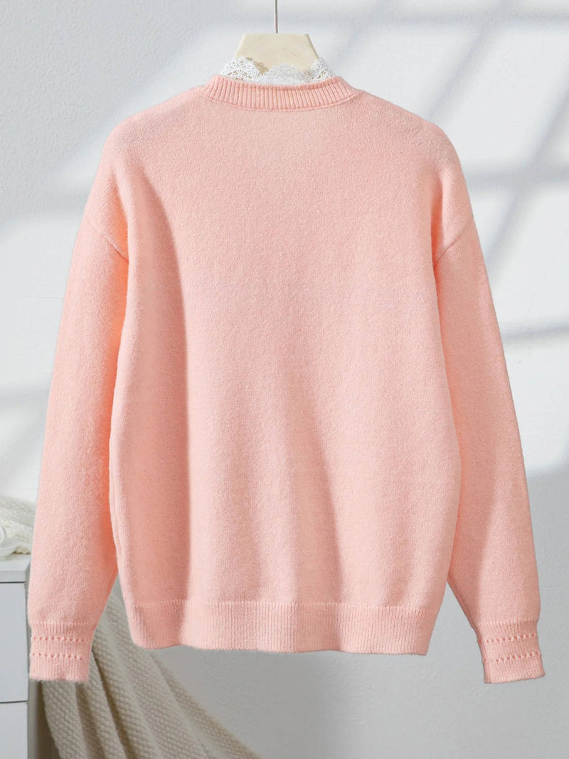 Winona Women's Cardigan - fabric and finish detail