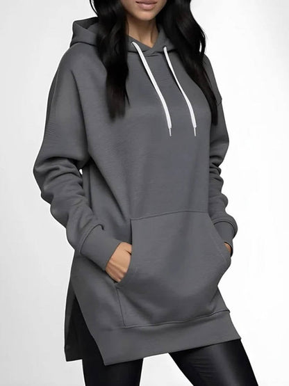 Elsie Women's Oversized Hoodie - fabric and finish detail