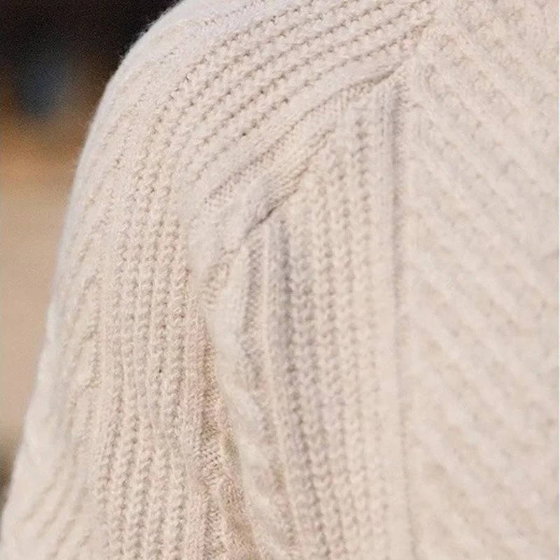 Isaac Men's Sweater - fabric and finish detail