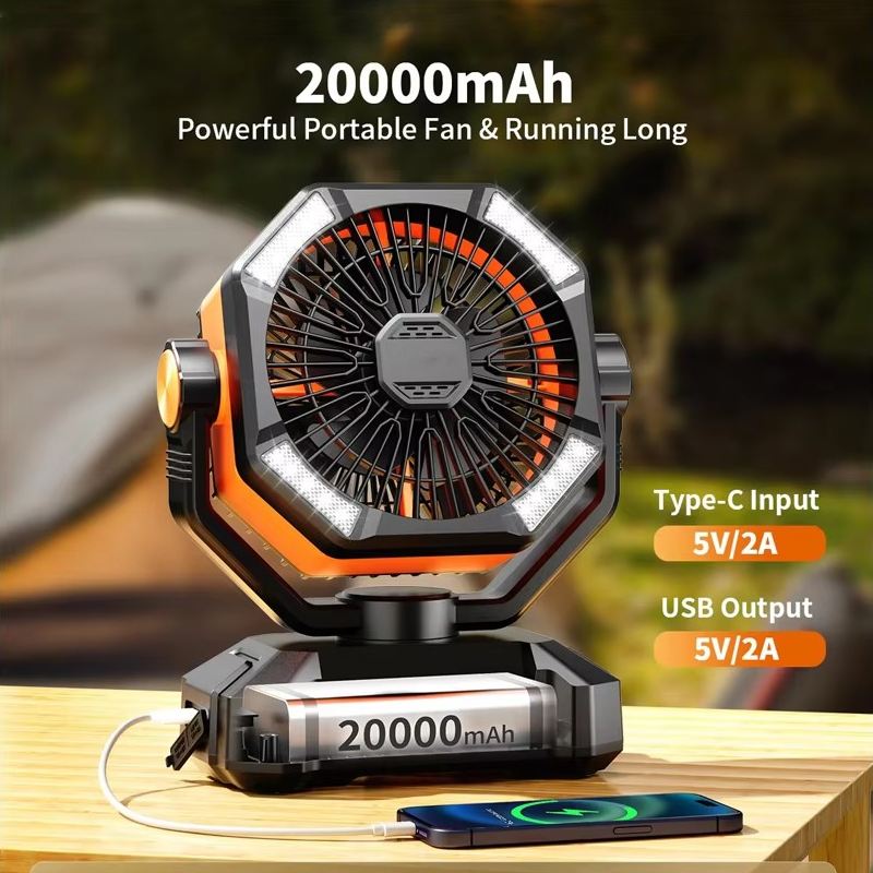 Dune Portable Fan - close-up detail