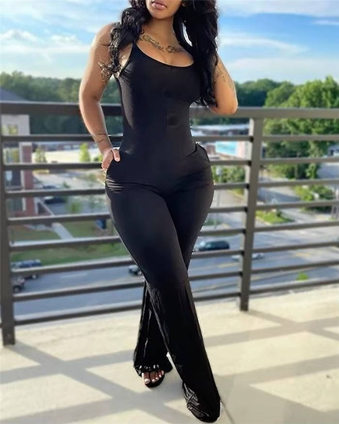 Elsie Women's Jumpsuit - front view
