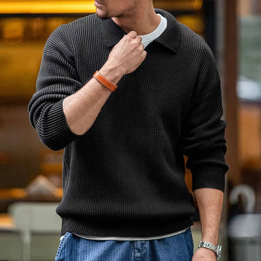 Theo Men's Sweater - styled view