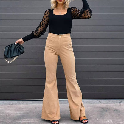 Talia Women's Trousers - close-up detail