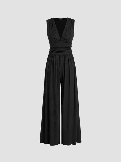 Eloise Women's Wide Leg Jumpsuit - front view