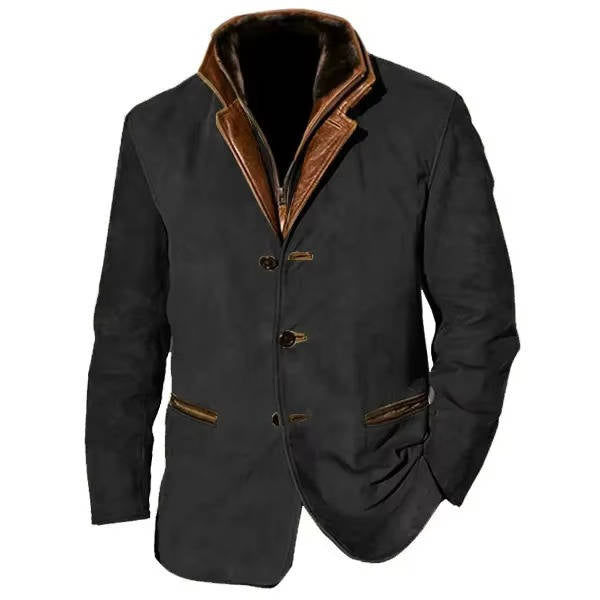 Wilder Men's Suede Blazer - front view