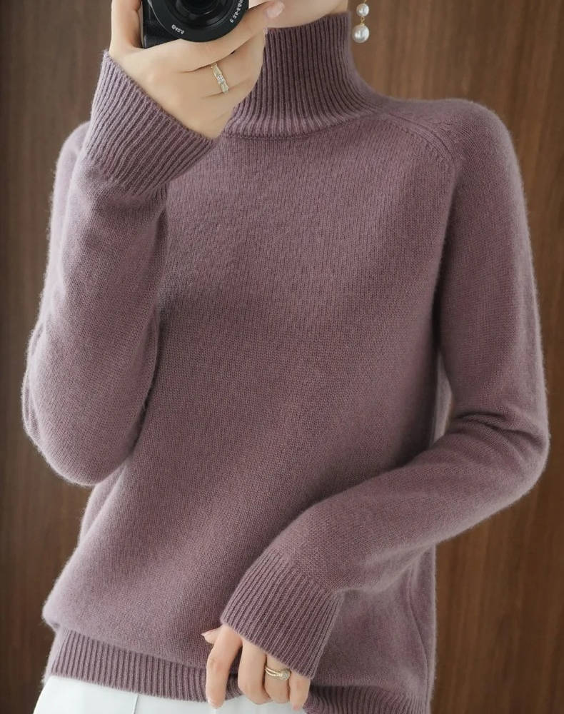Elsie Women's Sweater | Cashmere, Turtleneck