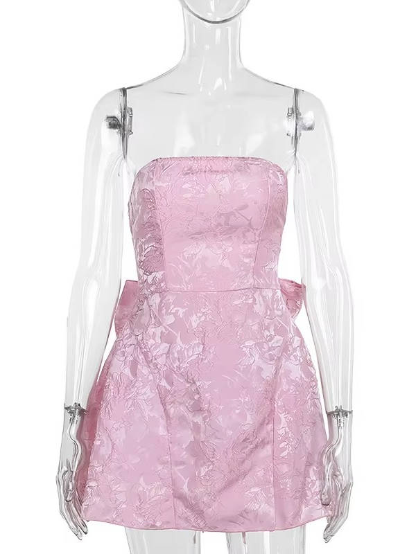 Anaïs Women's Mini Dress - fabric and finish detail