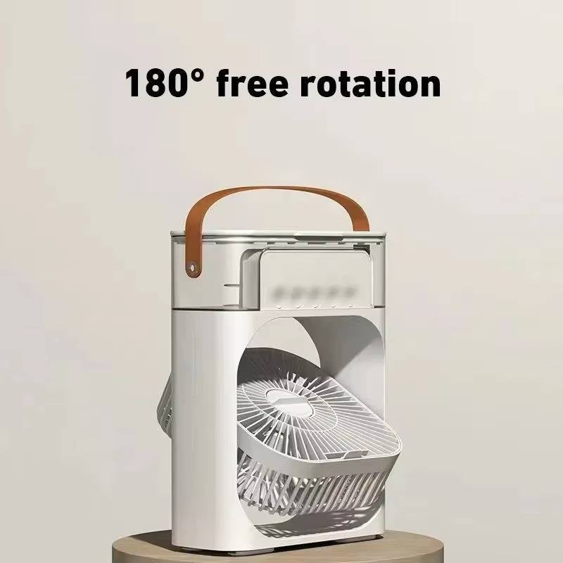 Isle Portable Fan - shown in use
