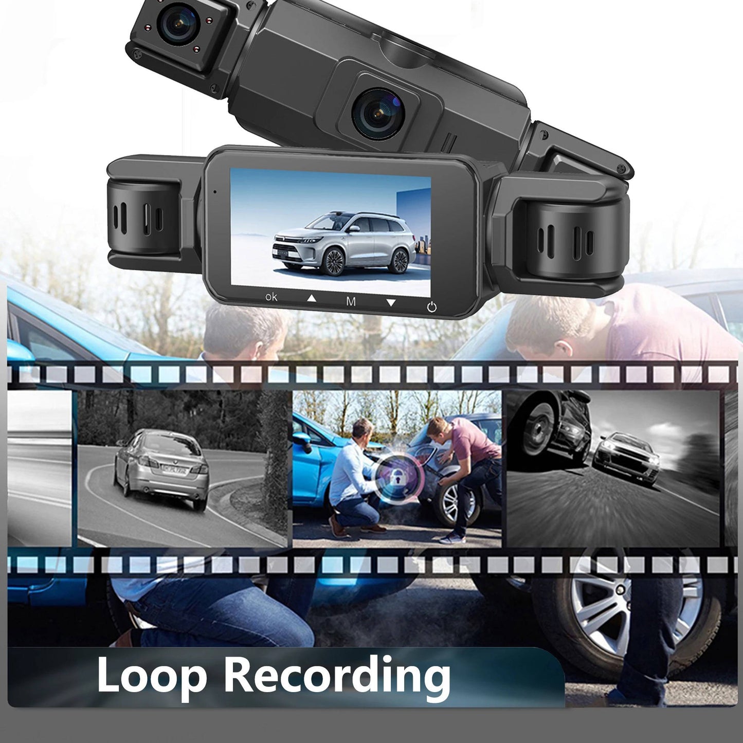 Onyx Car Cam Front - flat lay