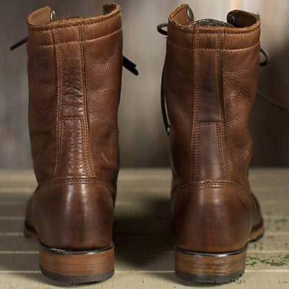 Astrid Women's Combat Boots - back view