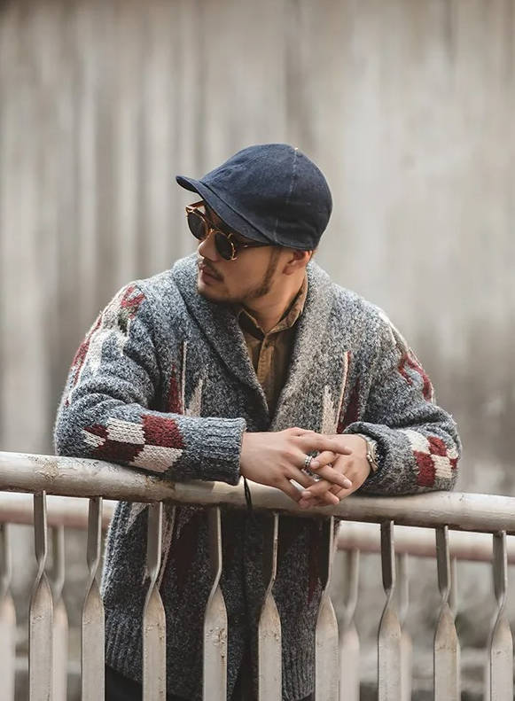 Fabian Men's Cardigan - back view