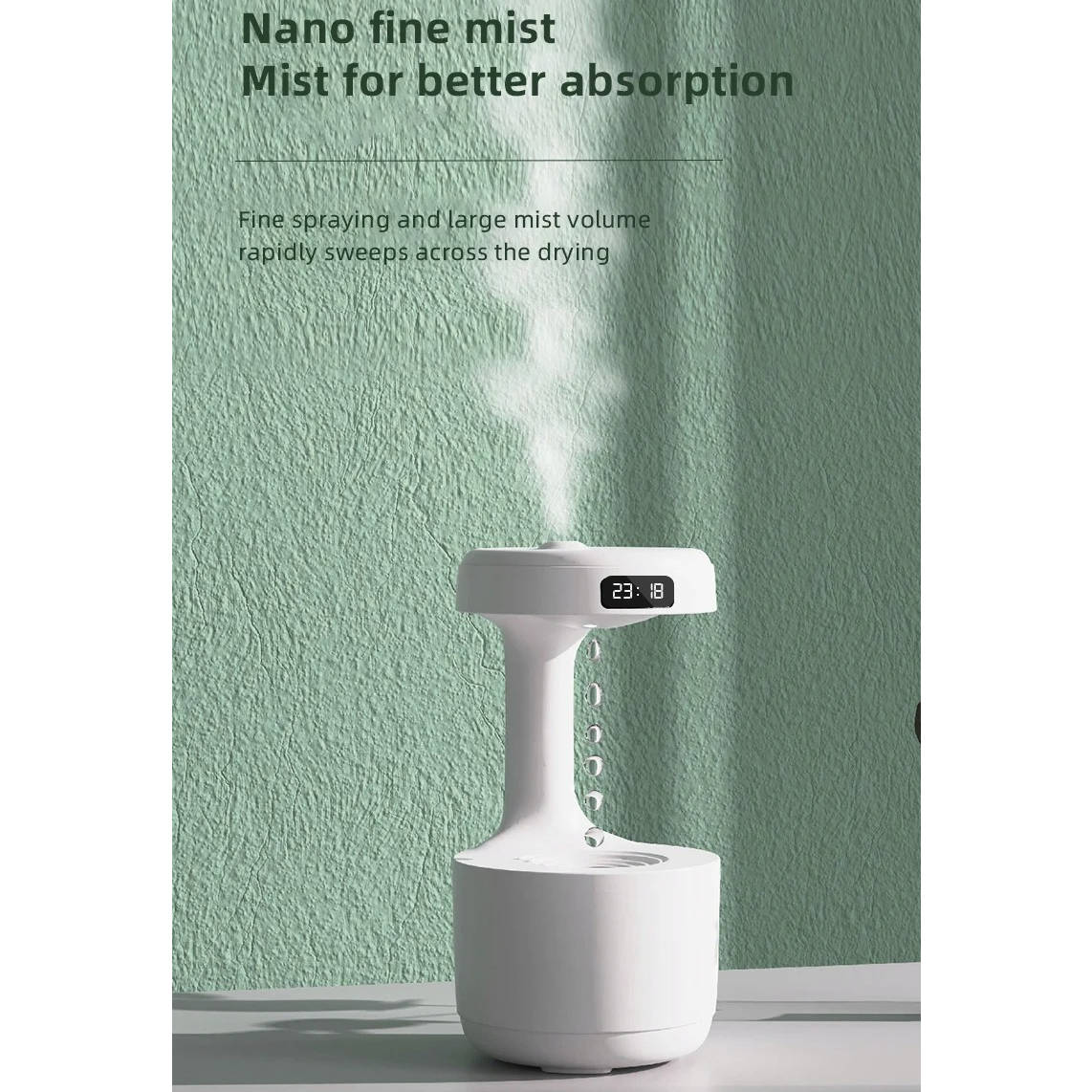 Wren Portable Humidifier - shown in use