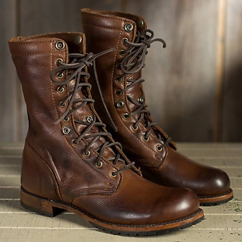 Astrid Women's Combat Boots - styled view