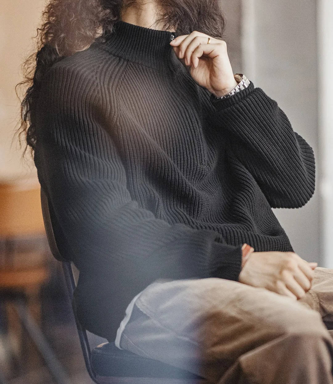 Tallulah Women's Sweater - flat lay