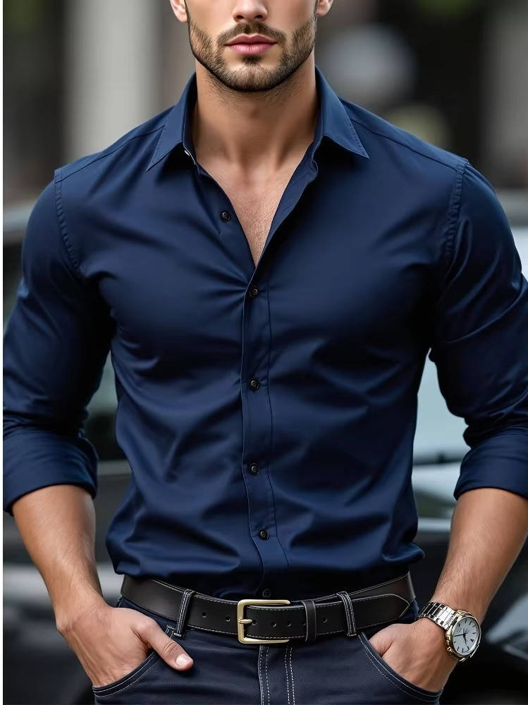 Rhys Men's Shirt - styled view