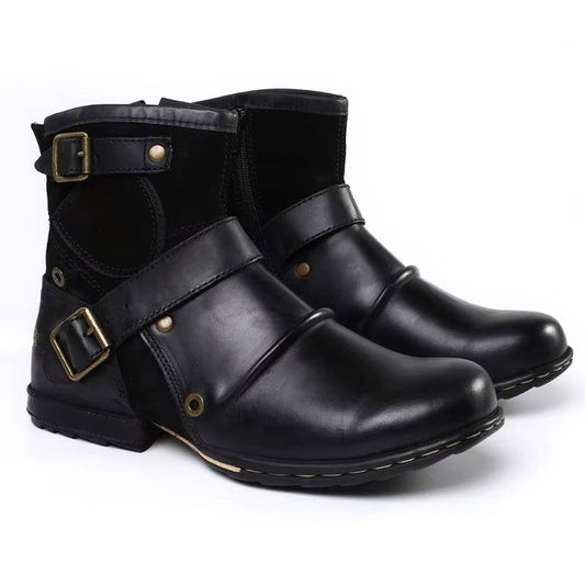 Xavier Men's Ankle Boots - styled view