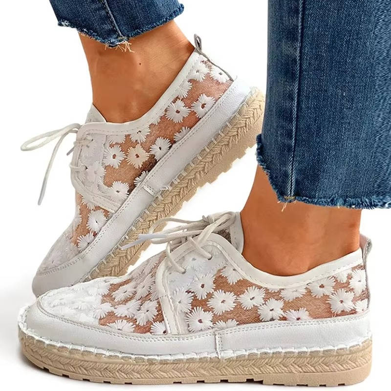 Noor Women's Floral Espadrilles - front view