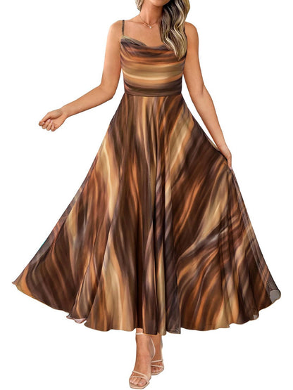 Maya Women's Floral Maxi Dress - close-up detail