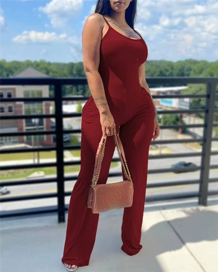Elsie Women's Jumpsuit - back view