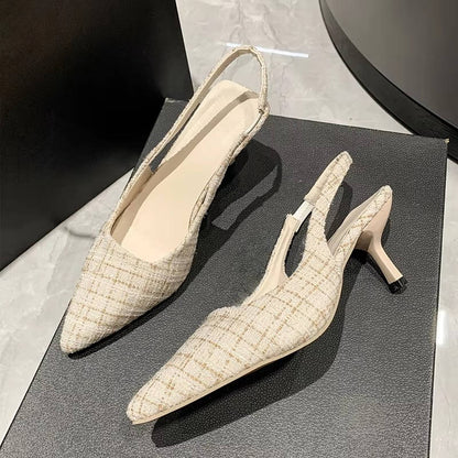 Beatrix Women's Toe Slingbacks - styled view