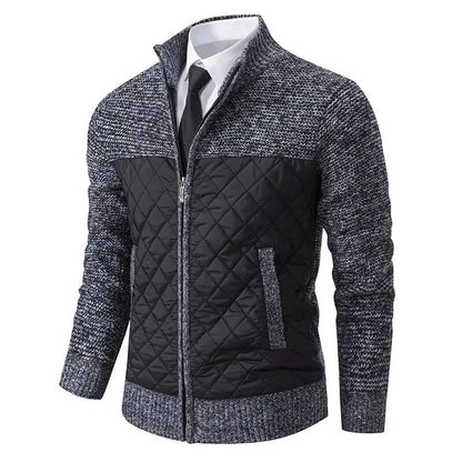 Fabian Men's Quilted Sweater - full-length view