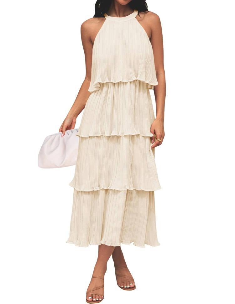 Mira Women's Midi Dress - back view