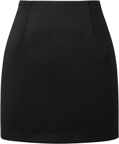 Lena Women's Plaid Skirt - fabric and finish detail