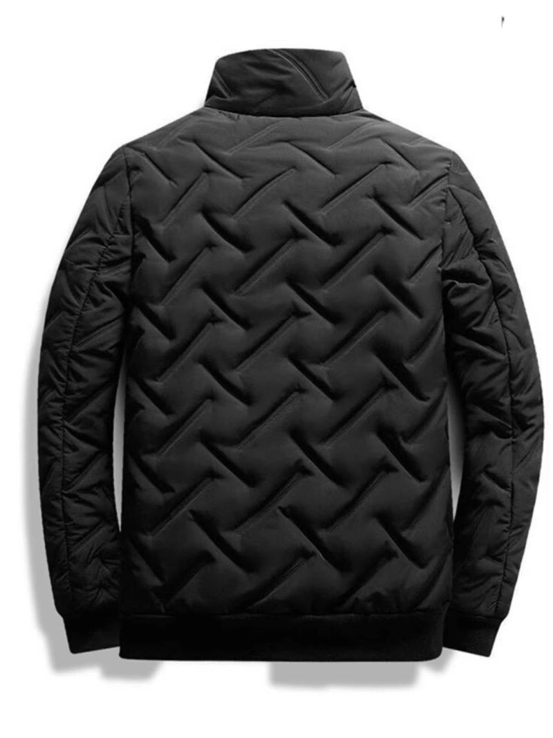 Lachlan Men's Puffer Jacket - close-up detail