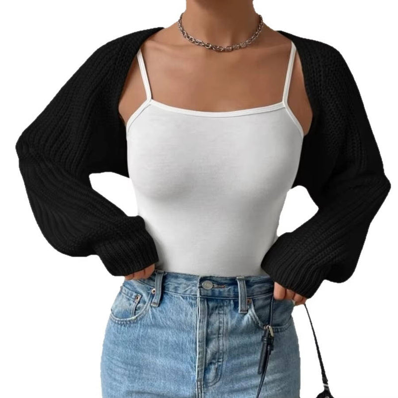 Liana Women's Ribbed Knit Cardigan - fabric and finish detail