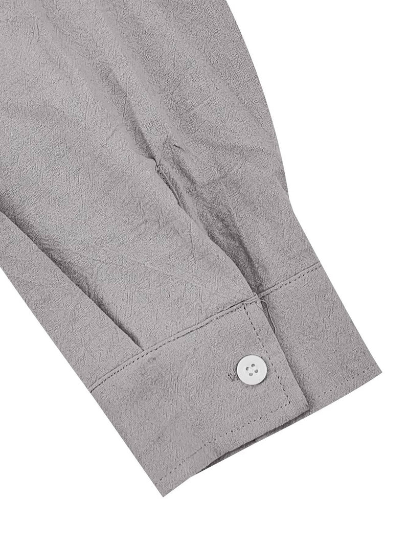 Xavier Men's Linen Shirt - front view