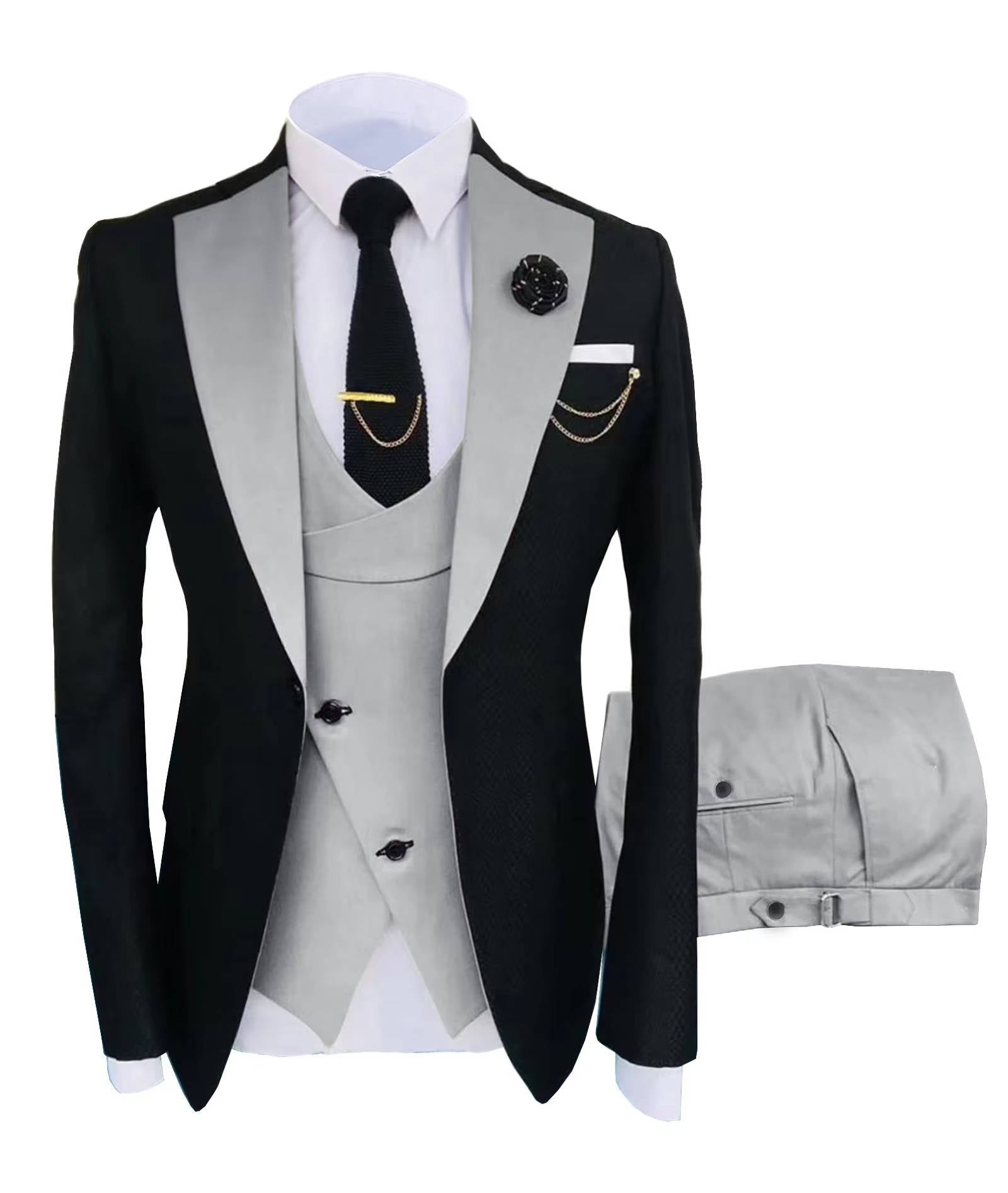 Rhys Men's Blazer - close-up detail