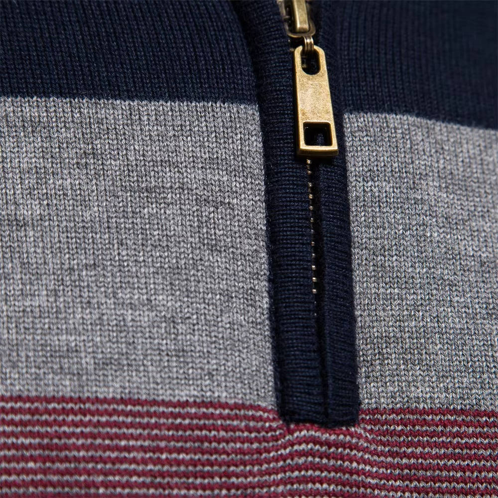 Soren Men's Sweater - fabric and finish detail