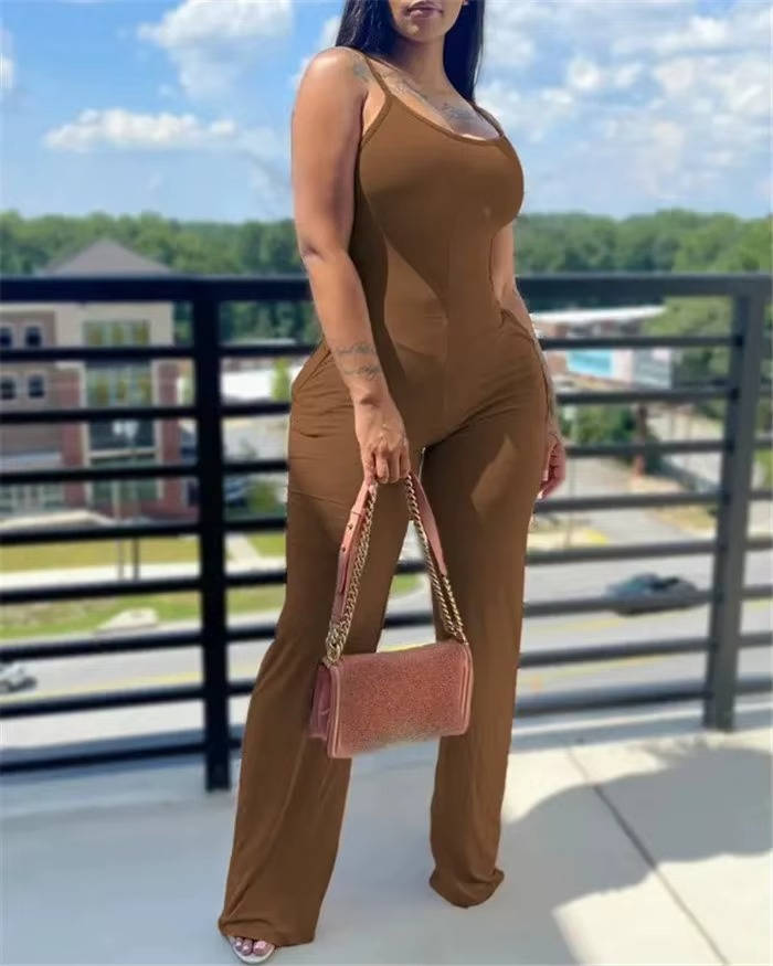 Elsie Women's Jumpsuit - full-length view