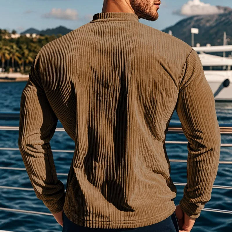 Elias Men's Sweater - flat lay