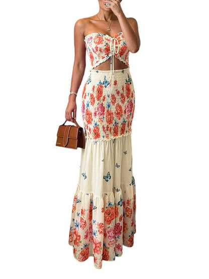 Perla Women's Printed Dress - close-up detail