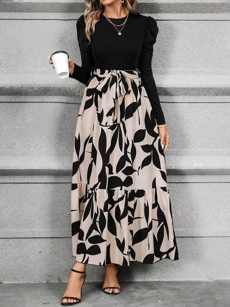 Ines Women's Floral Maxi Dress - front view