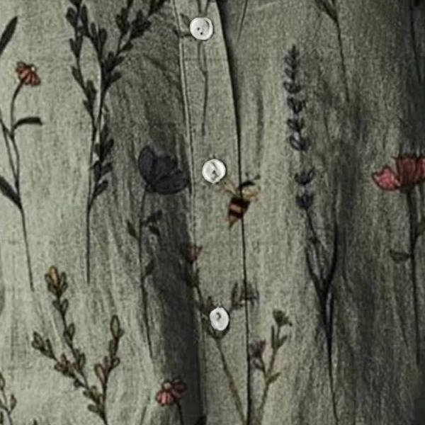 June Women's Floral Blouse - styled view