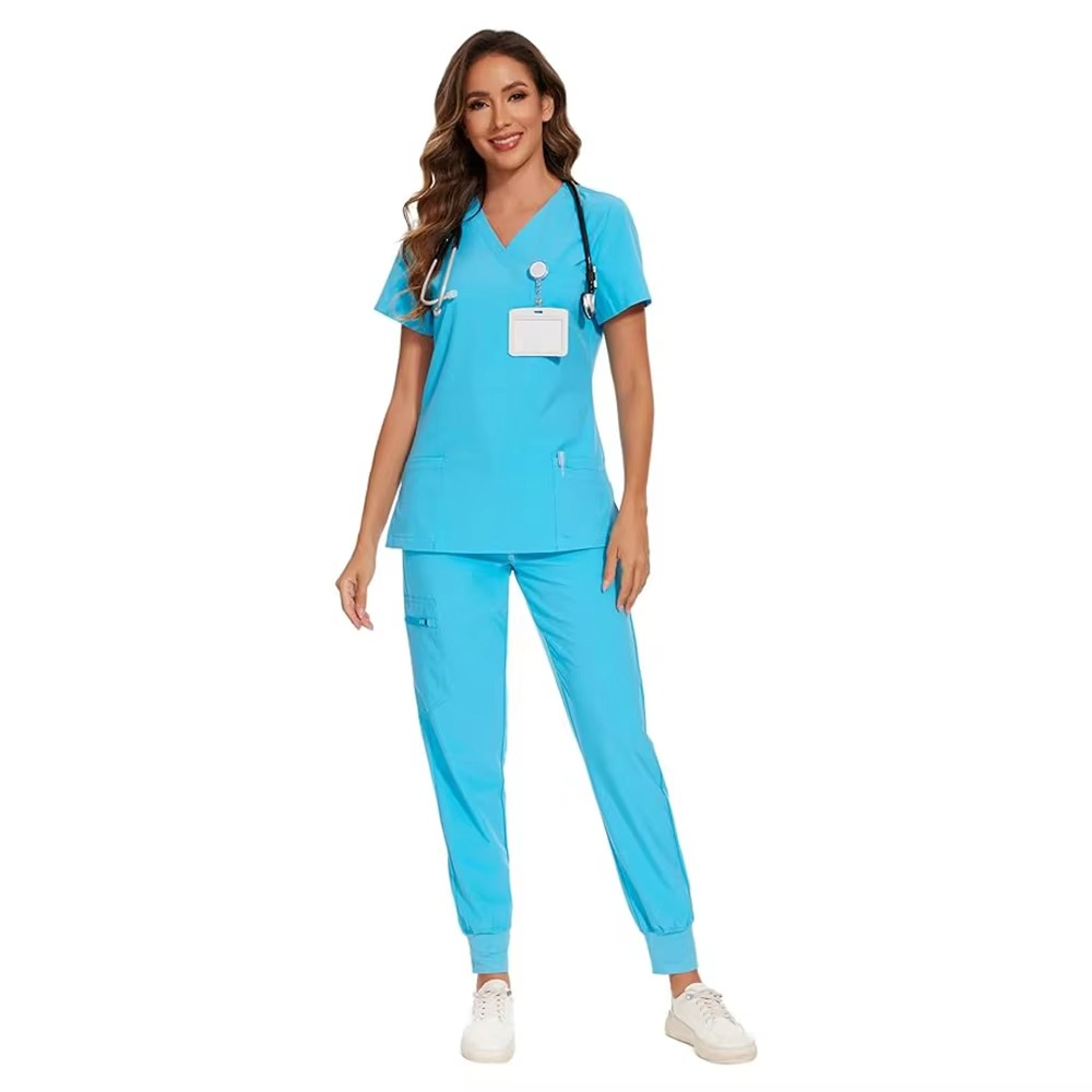 Sable Women's Scrubs - flat lay