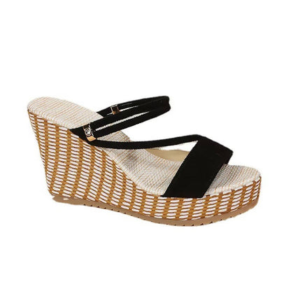 Bijou Women's Platform Espadrilles - flat lay