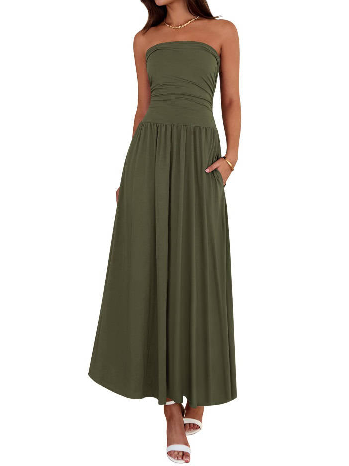 Quinn Women's Maxi Dress - back view