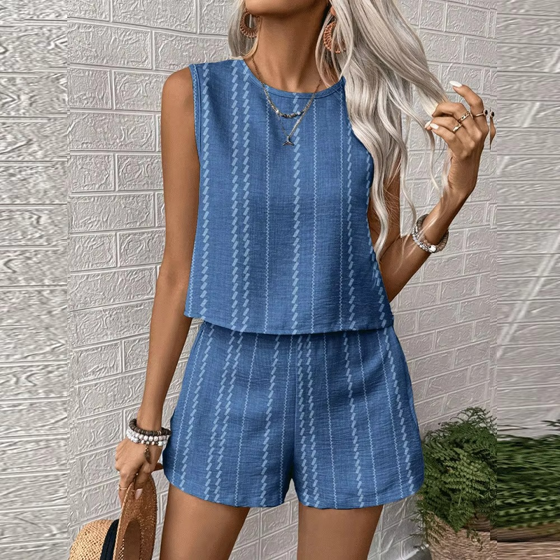 Sophie Women's Striped Tank Top - shown in use
