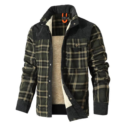 Ulric Men's Plaid Jacket - back view