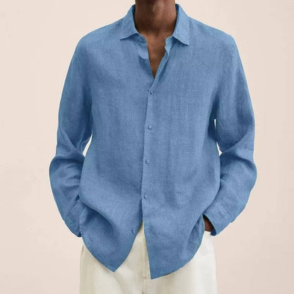 Sawyer Men's Linen Shirt - shown in use